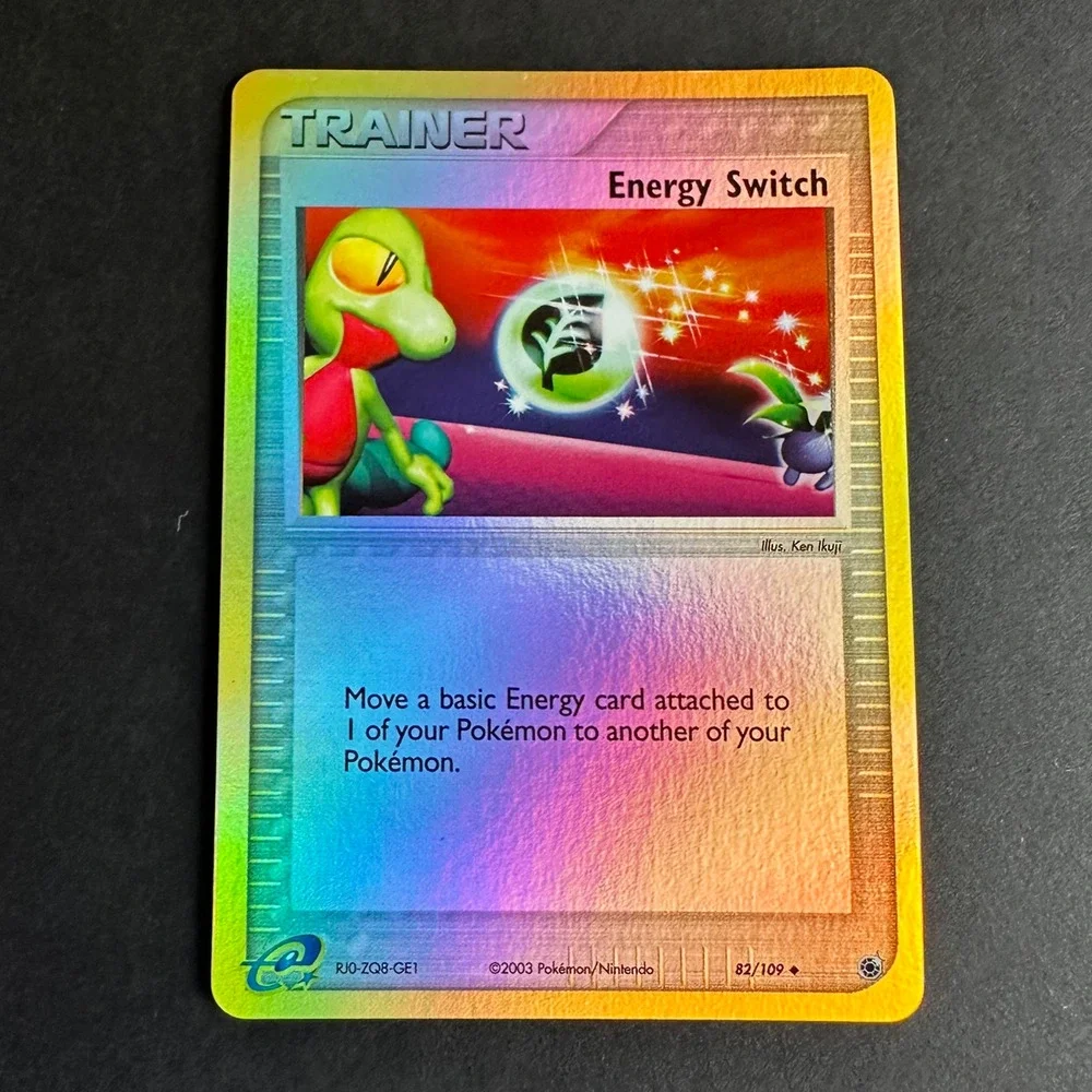 Pokemon TCG Energy Switch EX Ruby and Sapphire 82/109 Uncommon Reverse Holo NM